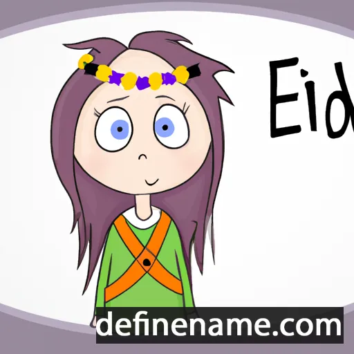 Eirdís cartoon