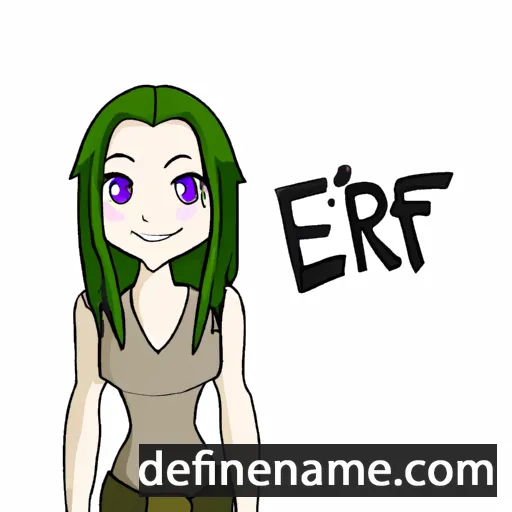 cartoon of the name Eiri