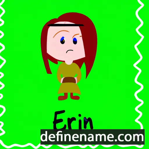 Eirnín cartoon