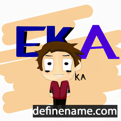 cartoon of the name Eka