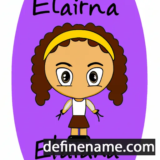 Elainia cartoon