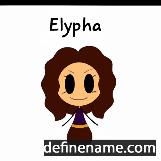 Elaphia cartoon