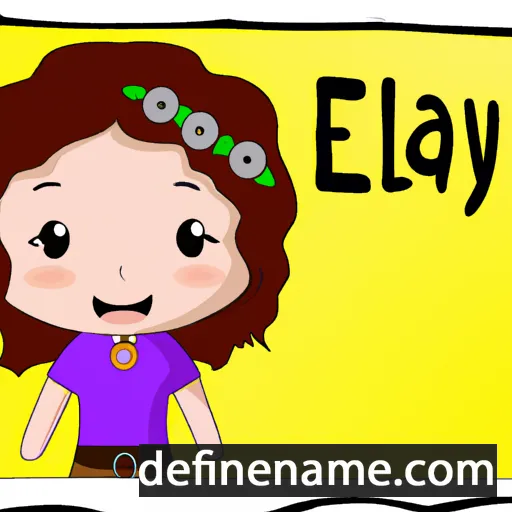 Elayna cartoon