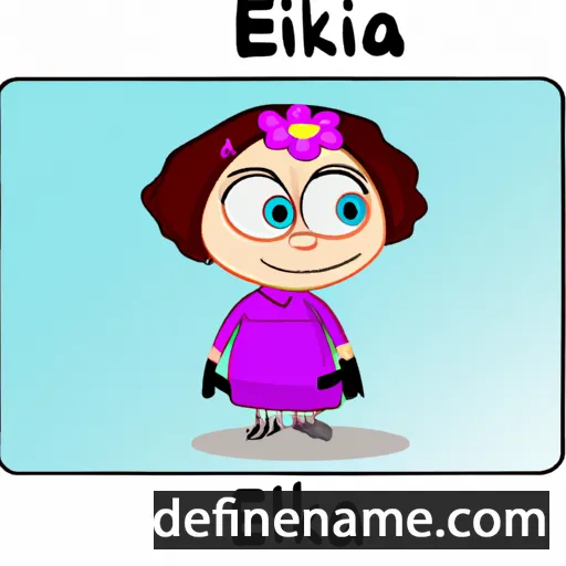 Elbika cartoon