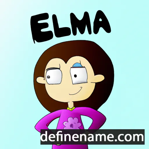 Elbmá cartoon