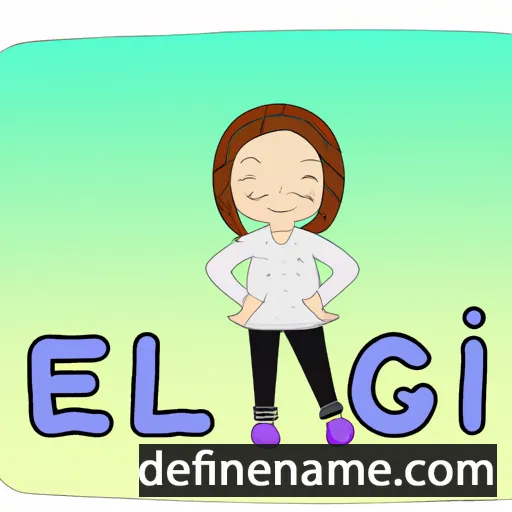 Elcina cartoon