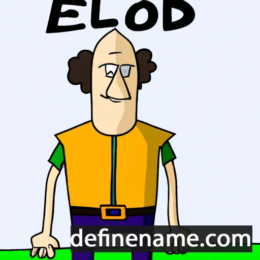 cartoon of the name Eldor