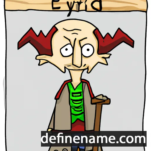 Eldrydd cartoon