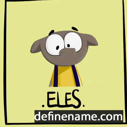 Elès cartoon