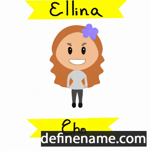 Eleania cartoon