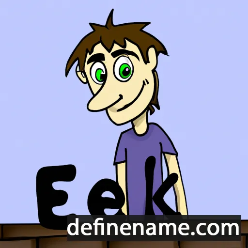 cartoon of the name Elek