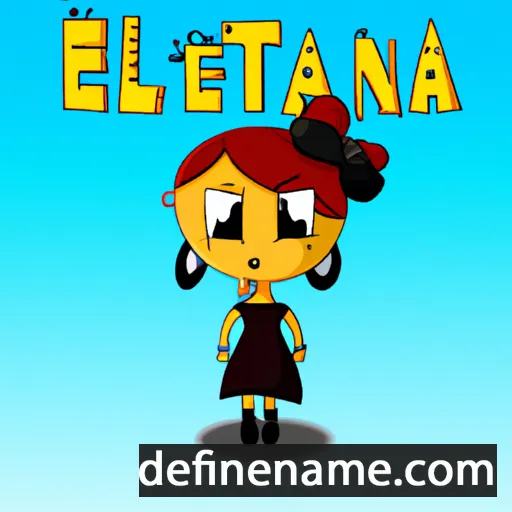 Elenita cartoon