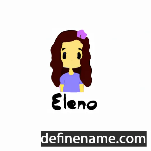 Elenóa cartoon