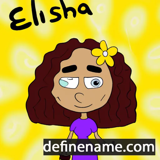 Elesha cartoon