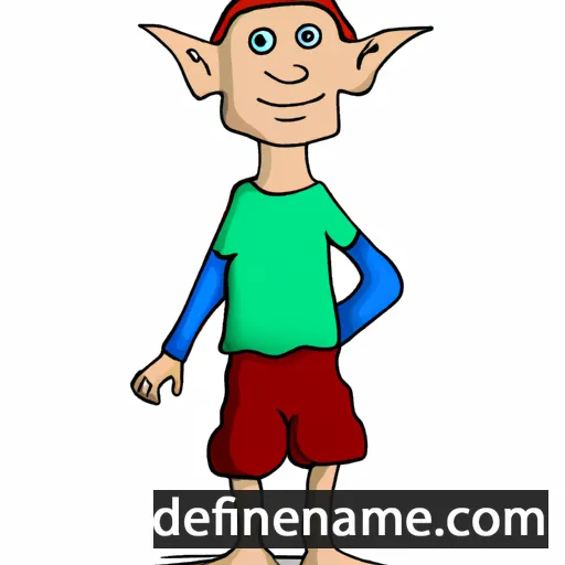 cartoon of the name Elfin