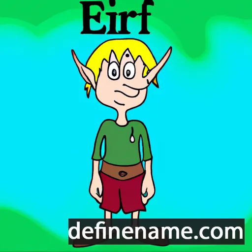 Elfric cartoon