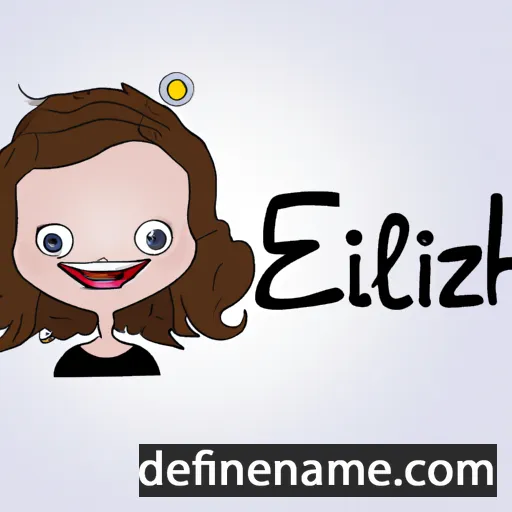 Élizabeth cartoon