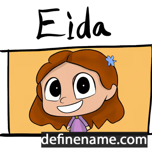 Elídia cartoon