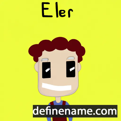 Elíeser cartoon