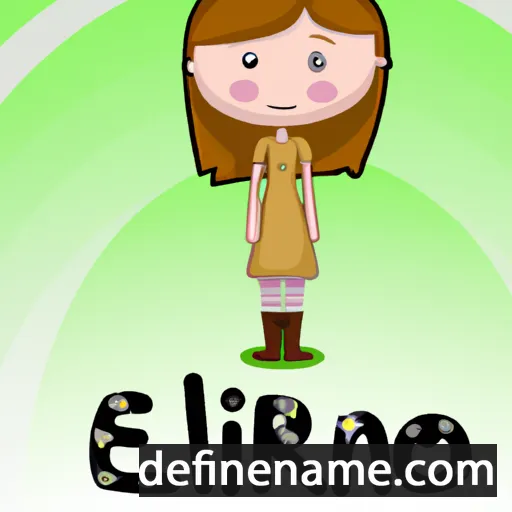 Elínrós cartoon