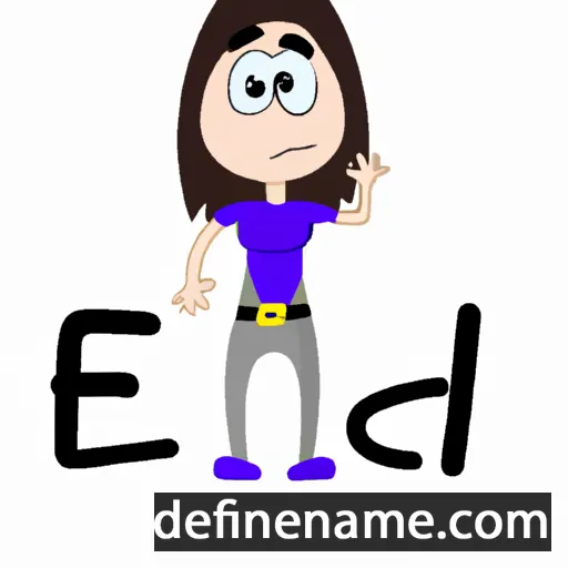 cartoon of the name Eli