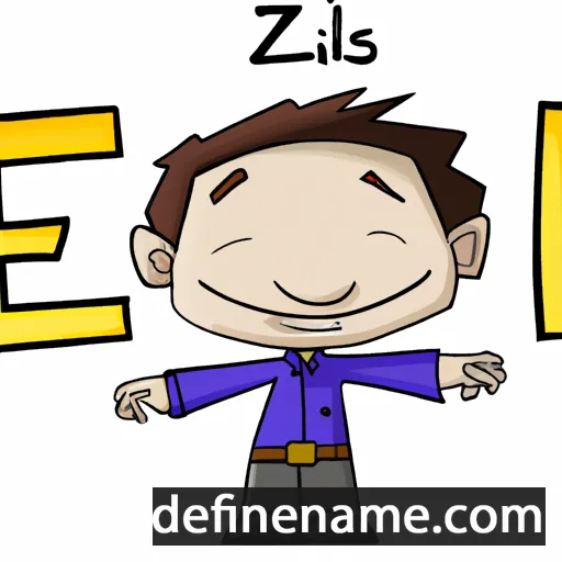 cartoon of the name Eliaz