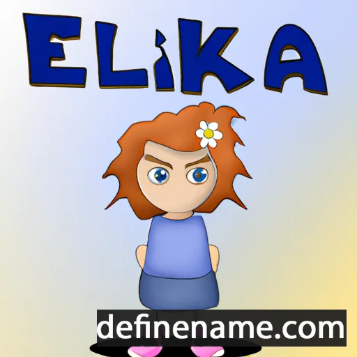 Elika cartoon