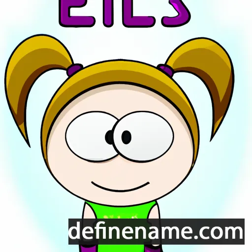 cartoon of the name Elis