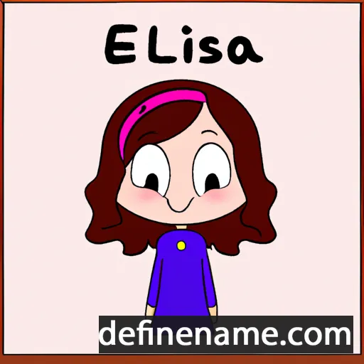 Elisaria cartoon