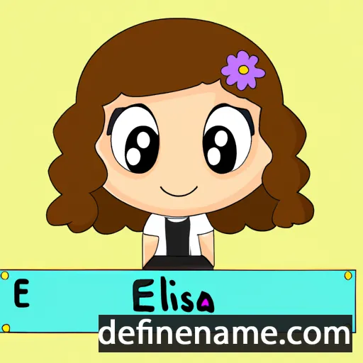 Elissiana cartoon