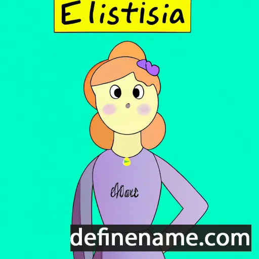 Elistina cartoon