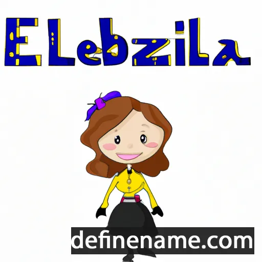 Elizabella cartoon