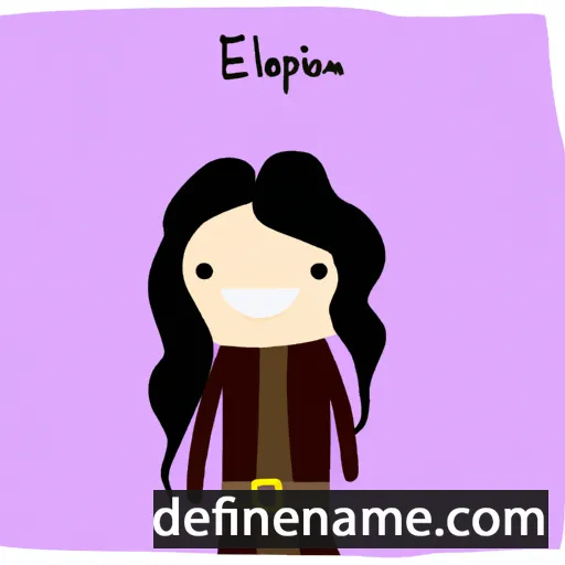 Elizaphan cartoon