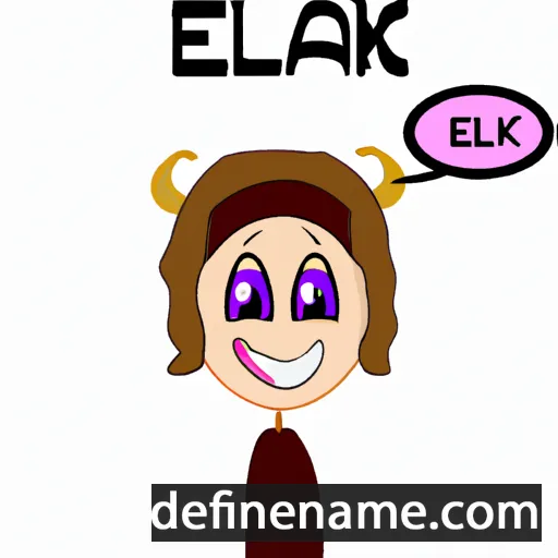 Elkah cartoon