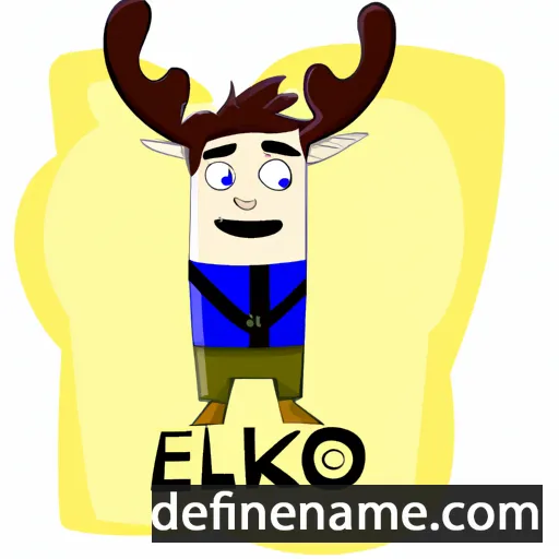 Elko cartoon