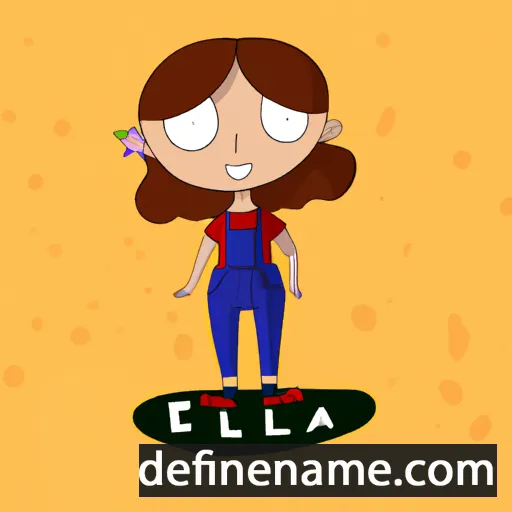 Ellá cartoon