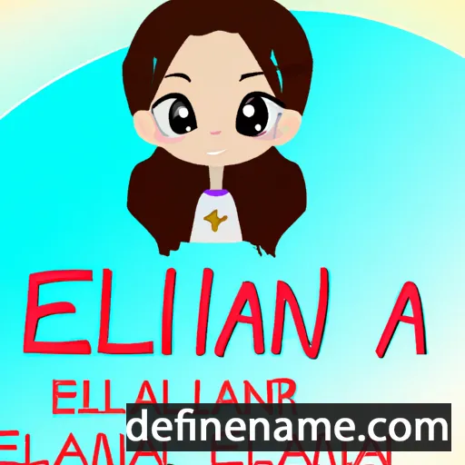 Ellianna cartoon