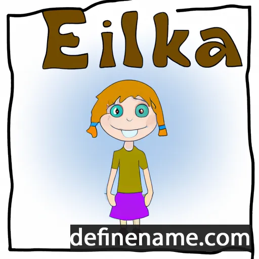 Ellika cartoon