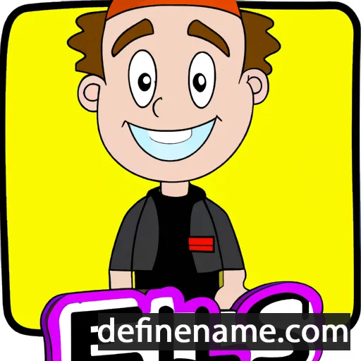 cartoon of the name Ellis