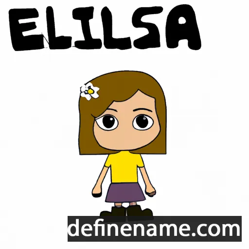 Ellisia cartoon