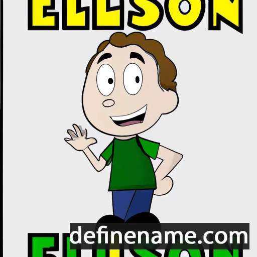 cartoon of the name Ellison