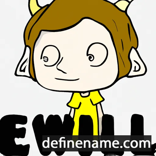 Elliw cartoon