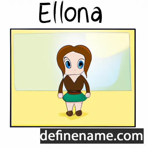 Ellona cartoon