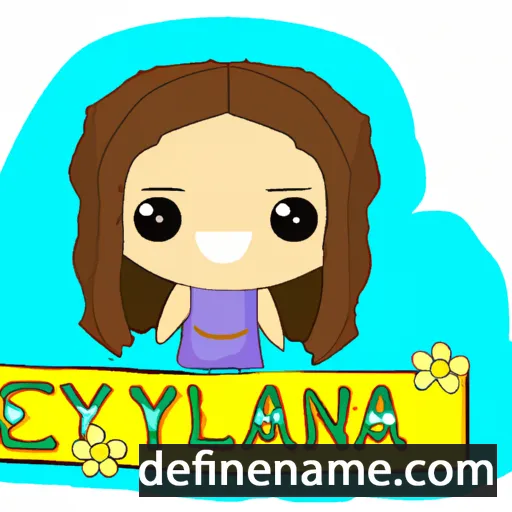 Ellyana cartoon