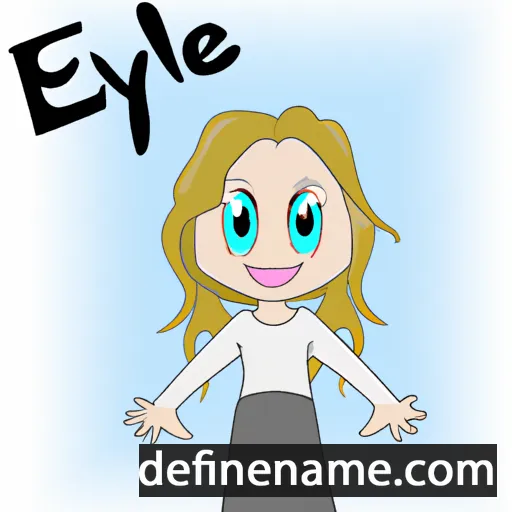 Ellyse cartoon