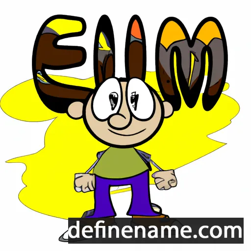 cartoon of the name Elmi