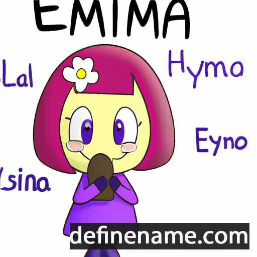 Elmiina cartoon