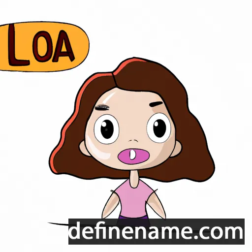 Eloá cartoon