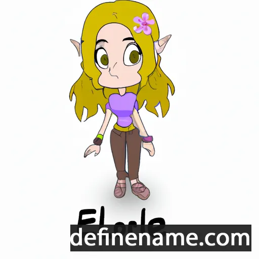 Elorie cartoon