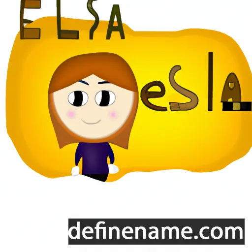 Elsia cartoon